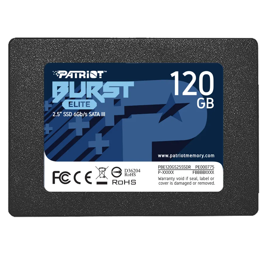 DISCO SÓLIDO SSD PATRIOT BURST ELITE 120GB 2.5" SATA 450MB/S